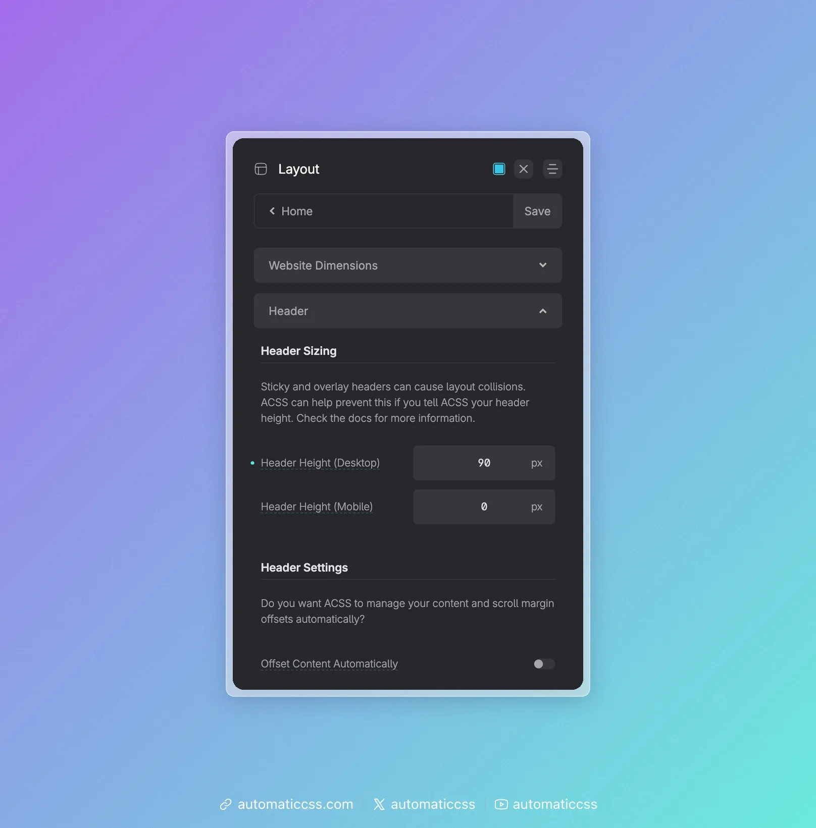 Animation: the square dot shows the tooltip Discard unsaved changes, a click warps in the notice, and after Discard changes the value is back to its saved state